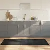 Image de vidaXL Tapis rectangulaire gris 70x200 cm bambou