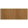 Image de Tapis rectangulaire marron 80x200 cm bambou