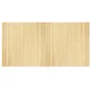 Image de Tapis rectangulaire naturel clair 100x200 cm bambou