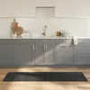 Image de Tapis rectangulaire gris 60x200 cm bambou