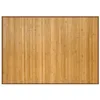 Image de vidaXL Tapis rectangulaire Naturel 70x100 cm Bambou