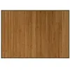 Image de vidaXL Tapis rectangulaire Marron 70x100 cm Bambou, Tapis de Salon, Tapis de Cuisine, Tapis rectangulaire, Tapis de Chambre à Coucher