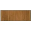 Image de vidaXL Tapis rectangulaire Marron 70x200 cm Bambou, Tapis de Salon, Tapis de Cuisine, Tapis rectangulaire, Tapis de Chambre à Coucher