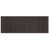 Image de vidaXL Tapis rectangulaire Marron foncé 70x200 cm Bambou, Tapis de Salon, Tapis de Cuisine, Tapis rectangulaire, Tapis de Chambre à Coucher