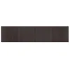 Image de vidaXL Tapis rectangulaire Marron foncé 70x300 cm Bambou, Tapis de Salon, Tapis de Cuisine, Tapis rectangulaire, Tapis de Chambre à Coucher