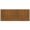 Image de vidaXL Tapis rectangulaire Marron 80x200 cm Bambou