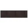 Image de vidaXL Tapis rectangulaire Marron foncé 80x300 cm Bambou, Tapis de Salon, Tapis de Cuisine, Tapis rectangulaire, Tapis de Chambre à Coucher
