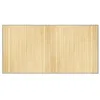 Image de vidaXL Tapis rectangulaire Naturel Clair 100x200 cm Bambou, Tapis de Salon, Tapis de Cuisine, Tapis rectangulaire, Tapis de Chambre à Coucher