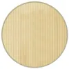 Image de vidaXL Tapis Rond Naturel Clair 60 cm Bambou, Tapis de Salon, Tapis de Cuisine, Tapis Rond, Tapis de Chambre à Coucher, Tapis de Salle de Bain