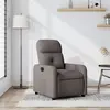 Image de vidaXL Fauteuil inclinable Taupe Tissu