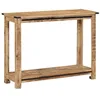 Image de Table Console vidaXL 100x35x75 cm en Bois de Manguier Massif, Bout de Canapé, Tables de Couloir, Support de Couloir