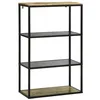Image de vidaXL Bibliothèque 70 x 35 x 110 cm Bois de manguier Massif, Étagère Moderne rectangulaire, Meuble autoportant, Design en Bois Massif, Rangement intérieur Multi-Niveaux