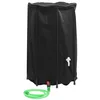 Image de vidaXL Réservoir d'eau avec Robinet Pliable, Conteneur d'eau avec Tuyau d'Arrosage, Bidon d'eau pour Camping Randonnée Pêche, 500 L PVC