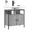 Image de vidaXL Armoire lavabo de salle de bain sonoma gris 60x30x60 cm
