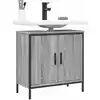 Image de vidaXL Armoire lavabo de salle de bain sonoma gris 60x30x60 cm