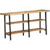 Image de vidaXL Table Console 140x35x70 cm Bois de manguier Massif, Bout de canapé, Table Console de Couloir, Table Console de Salon, Table de Couloir