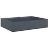 Image de vidaXL Vasque 50x38x11 cm fonte minérale/marbre anthracite