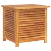 Image de vidaXL Boîte de rangement de jardin persiennes 60x50x56cm bois acacia