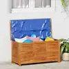 Image de vidaXL Boîte de rangement de jardin persiennes 113x50x56cm bois acacia