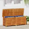 Image de vidaXL Boîte de rangement de jardin persiennes 150x50x56cm bois acacia