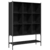Image de vidaXL Bibliothèque Noir 102x30x141,5 cm Bois d'ingénierie