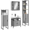 Image de vidaXL Ensemble d'armoires de salle de bain 4 pcs sonoma gris