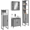 Image de vidaXL Ensemble d'armoires de salle de bain 4 pcs sonoma gris