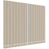 Image de vidaXL Tissu de Remplacement pour Auvent, Voile d’Ombrage Imperméable, Toile de Store Jardin Patio Terrasse, Rayures Multicolores 4x3 m