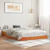 Image de vidaXL Cadre de lit sans matelas cire marron 120x190cm bois pin massif