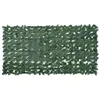 Image de vidaXL Écran de Balcon avec Feuilles, Brise-Vue, Écran de Confidentialité, Clôture de Protection, Écran d'Intimité Jardin, Vert Foncé 200x100 cm