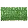 Image de vidaXL Écran de balcon avec feuilles vert 200x100 cm
