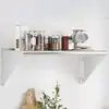 Image de vidaXL Étagère murale 75x45x31 cm argenté acier inoxydable