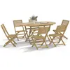 Image de vidaXL Chaises pliables de jardin lot de 6 bois massif d'acacia