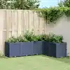 Image de vidaXL Jardinière bleu gris 160x120x53 cm PP