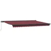 Image de vidaXL Auvent rétractable Automatique Bordeaux 300x250 cm