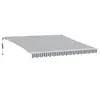 Image de vidaXL Auvent rétractable Automatique avec LED Anthracite et Blanc, auvent, auvent de Porte, auvent de Jardin, Store, auvent de terrasse