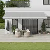 Image de vidaXL Auvent rétractable automatique anthracite et blanc 600x350 cm
