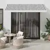 Image de vidaXL Auvent rétractable anthracite et blanc 3,5x2,5m tissu/aluminium