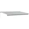 Image de vidaXL Auvent rétractable anthracite et blanc 4,5x3 m tissu/aluminium