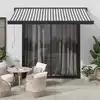 Image de vidaXL Auvent rétractable anthracite et blanc 3,5x2,5m tissu/aluminium