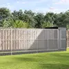 Image de vidaXL Volière avec extension argenté 830x203x216 cm acier