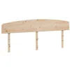 Image de vidaXL Tête de Lit, Panneau de Lit avec Cadre en Bois, Accessoire de Lit, Meuble de Chambre à Coucher Maison, 200 cm Bois Massif de Pin
