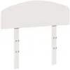 Image de vidaXL Tête de Lit, Panneau de Lit avec Cadre en Bois, Accessoire de Lit, Meuble de Chambre à Coucher Maison, Blanc 75 cm Bois Massif de Pin