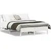 Image de vidaXL Cadre de lit sans matelas blanc 150x200 cm bois de pin massif