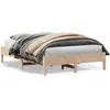Image de vidaXL Cadre de lit sans matelas 160x200 cm bois massif de pin