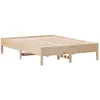 Image de vidaXL Cadre de lit sans Matelas 140x190 cm Bois de pin Massif