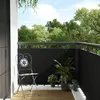 Image de vidaXL Paravent de balcon noir 1000x100 cm résine tressée