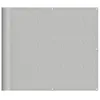 Image de vidaXL Écran de Balcon, Brise-Vue de Jardin, Écran de Protection, Écran d'Intimité Terrasse Extérieur, Gris Clair 90x300 cm 100% Polyester Oxford