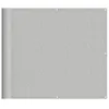 Image de vidaXL Écran de Balcon, Brise-Vue de Jardin, Écran de Protection, Écran d'Intimité Terrasse Extérieur, Gris Clair 90x600 cm 100% Polyester Oxford
