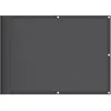 Image de vidaXL Écran de Balcon, Brise-Vue de Jardin, Écran de Protection, Écran d'Intimité Terrasse Extérieur, Anthracite 75x800 cm 100% Polyester Oxford